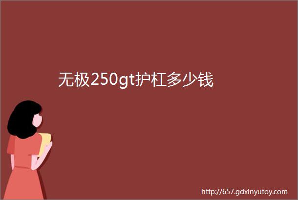 无极250gt护杠多少钱